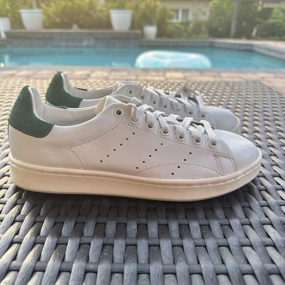 Adidas Stan Smith White Collegiate Green Men\'s Athletic Shoes Q46123 Size 6.5 main image 4